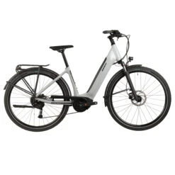 Giant DAILYTOUR E+ 3 RC DASH LDS - Easy Entry City E-Bike - 2023 - Good Grey