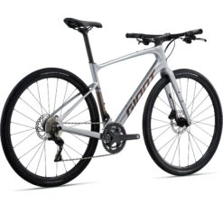 Giant FASTROAD AR ADVANCED 1 - Carbon Fitnessfiets - 2023 - Zilver -Giant my23fastroadaradvanced1colora silver rear 1515114