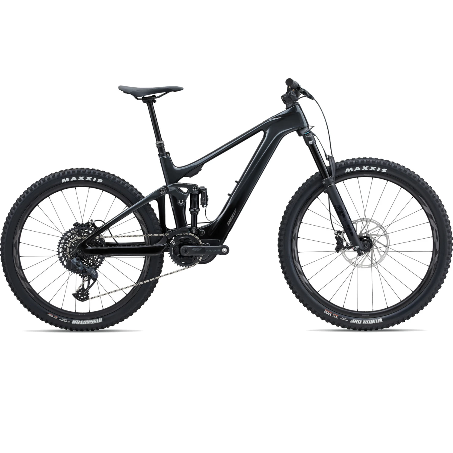 Giant TRANCE X ADVANCED E+ ELITE 1 - Carbon Electric Mountain Bike - 2023 - Gunmetal Black 3 Giant TRANCE X ADVANCED E+ ELITE 1 - Carbon Electric Mountain Bike - 2023 - Gunmetal Black